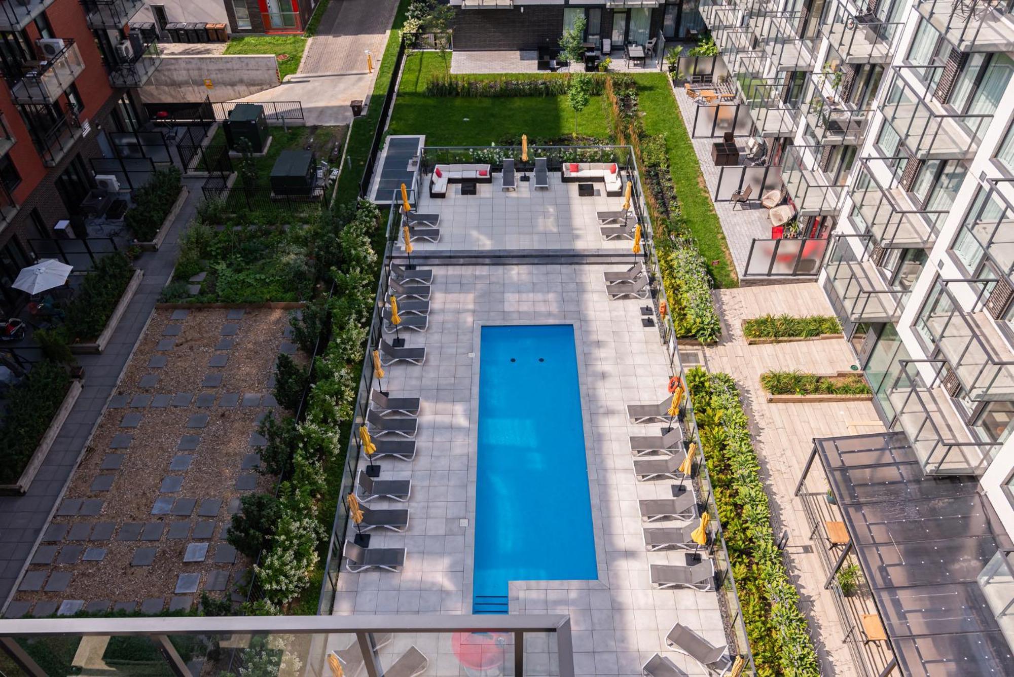 Le Se7T Penthouses Montreal Exterior foto